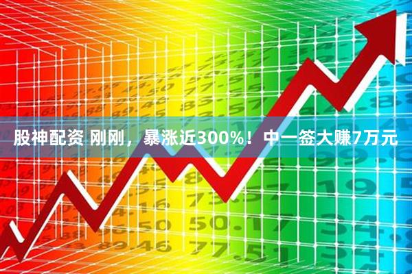 股神配资 刚刚，暴涨近300%！中一签大赚7万元
